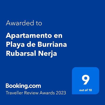Apartamento En Playa De Burriana Rubarsal Nerja Exterior photo